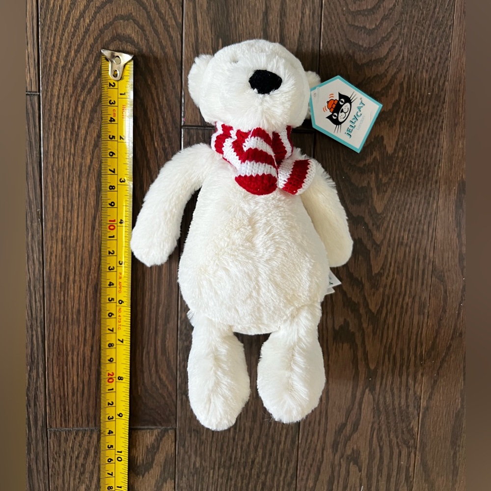 RETIRED Jellycat - Small Pax Polar Bear - Picture 7 of 7